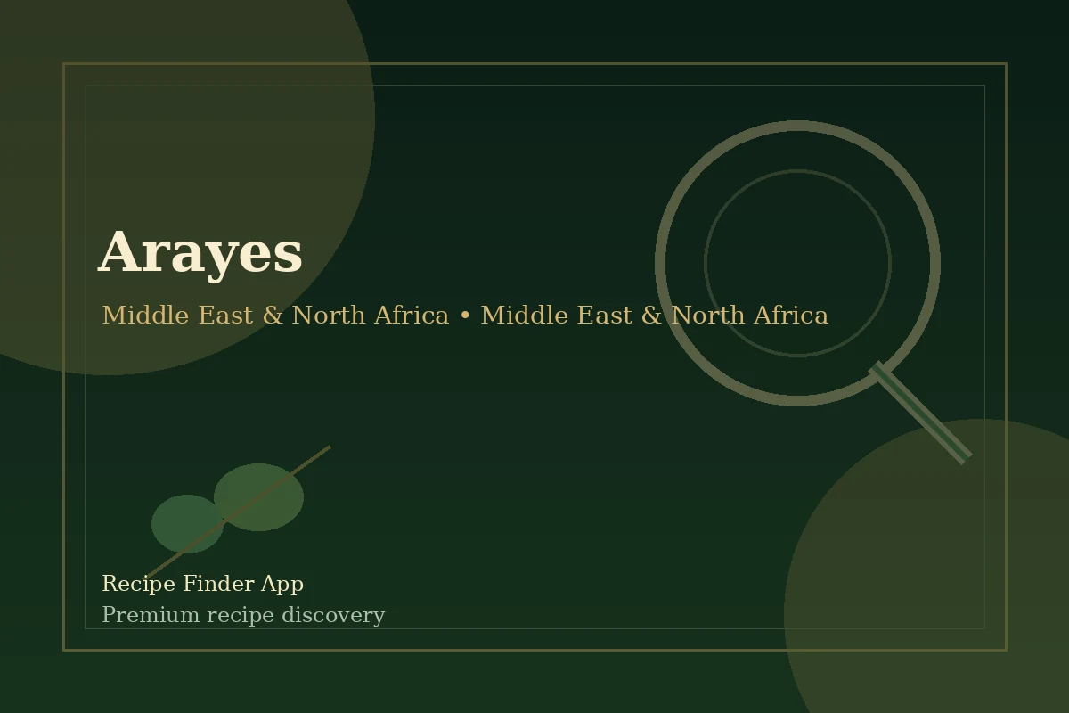 Arayes - Middle East & North Africa recipe image