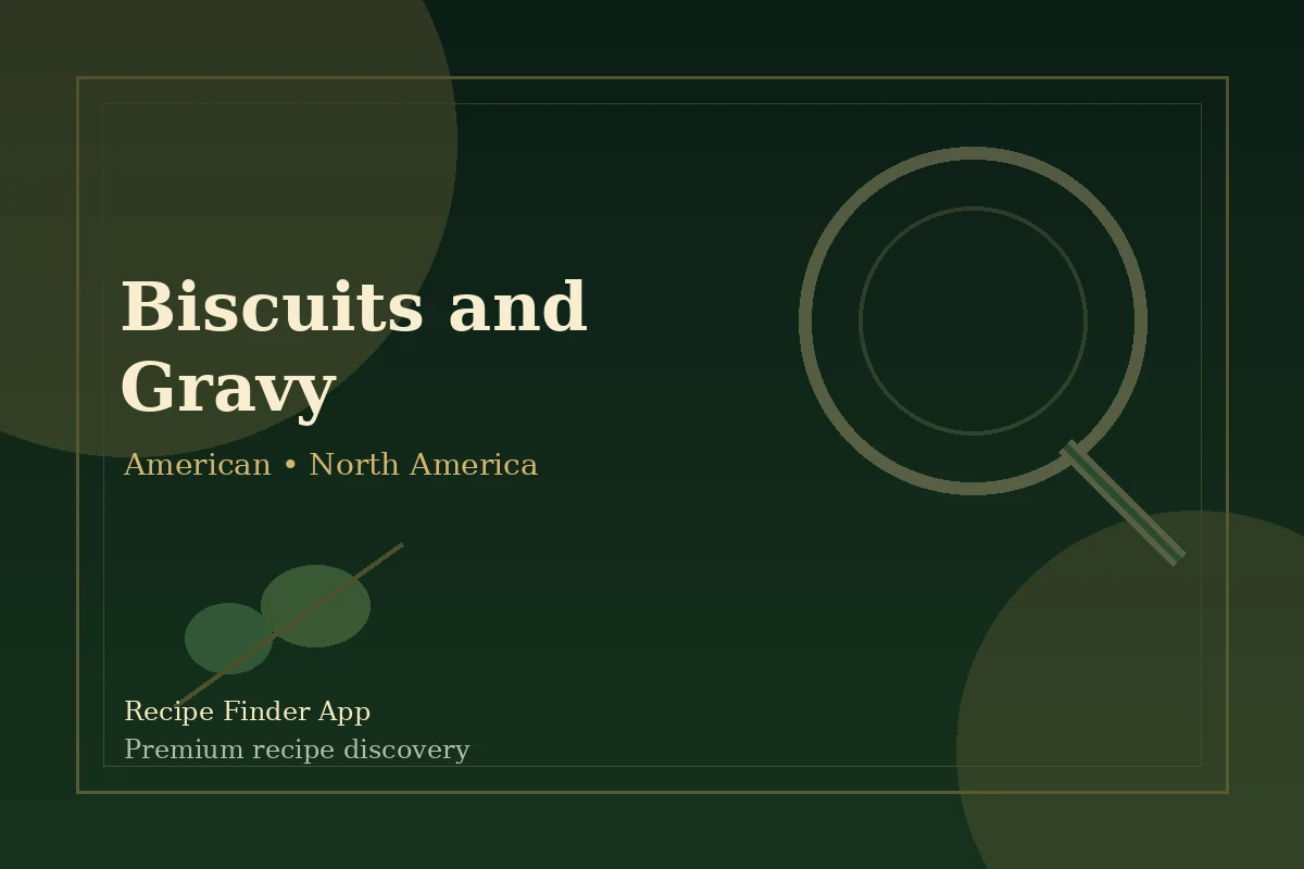 Biscuits and Gravy - American recipe image