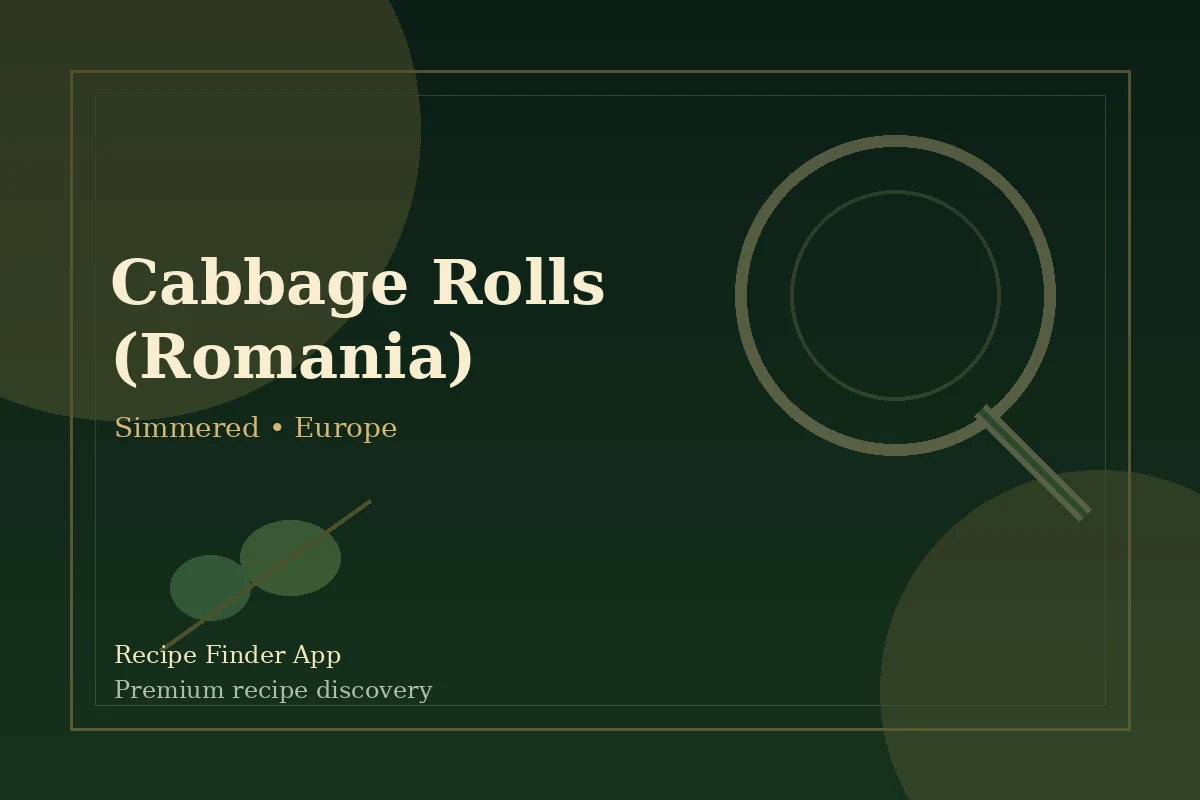 Cabbage Rolls (Romania) - Simmered recipe image