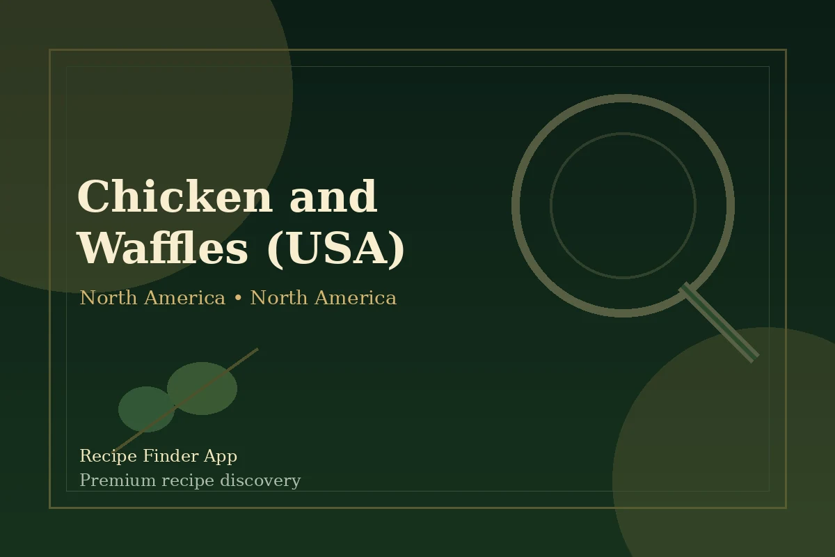 Chicken and Waffles (USA) - North America recipe image