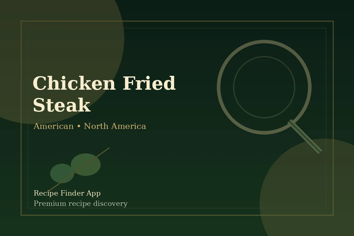 Chicken Fried Steak - American recipe image