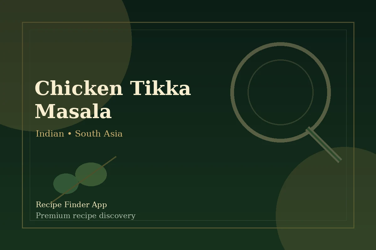 Chicken Tikka Masala - Indian recipe image