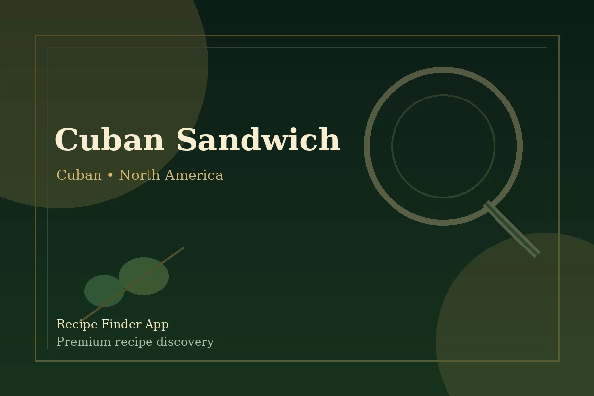 Cuban Sandwich - Cuban recipe image