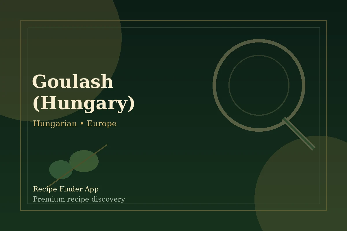 Goulash (Hungary) - Hungarian recipe image