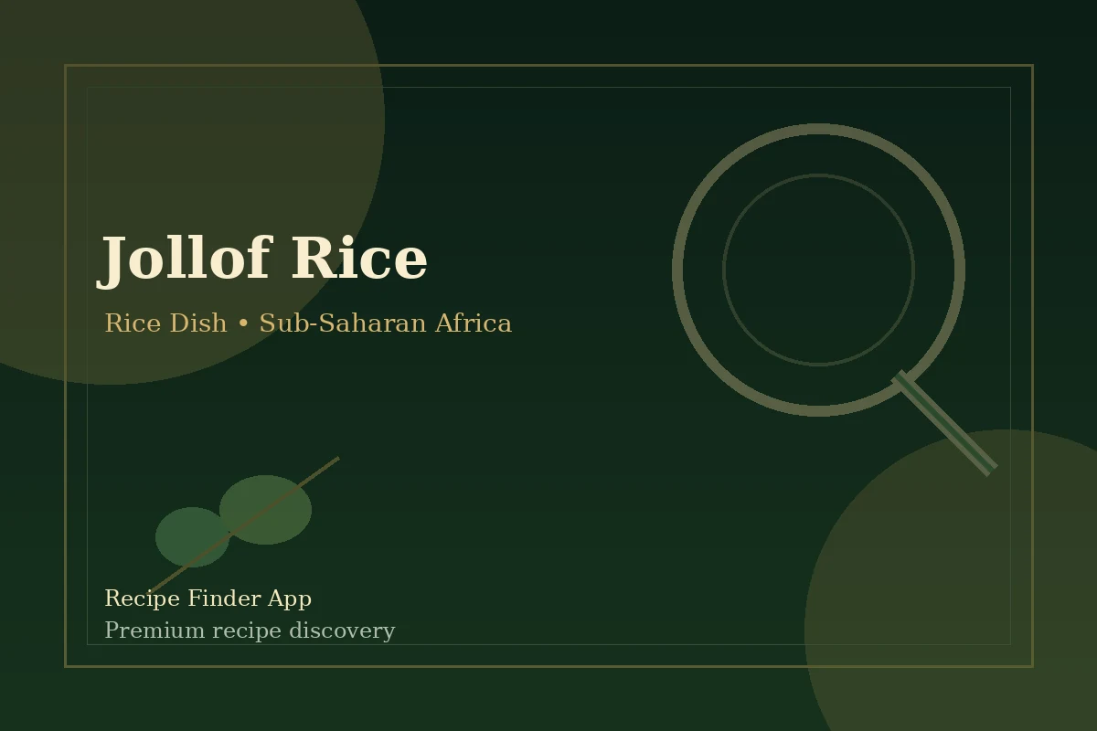 Jollof Rice - Rice Dish recipe image