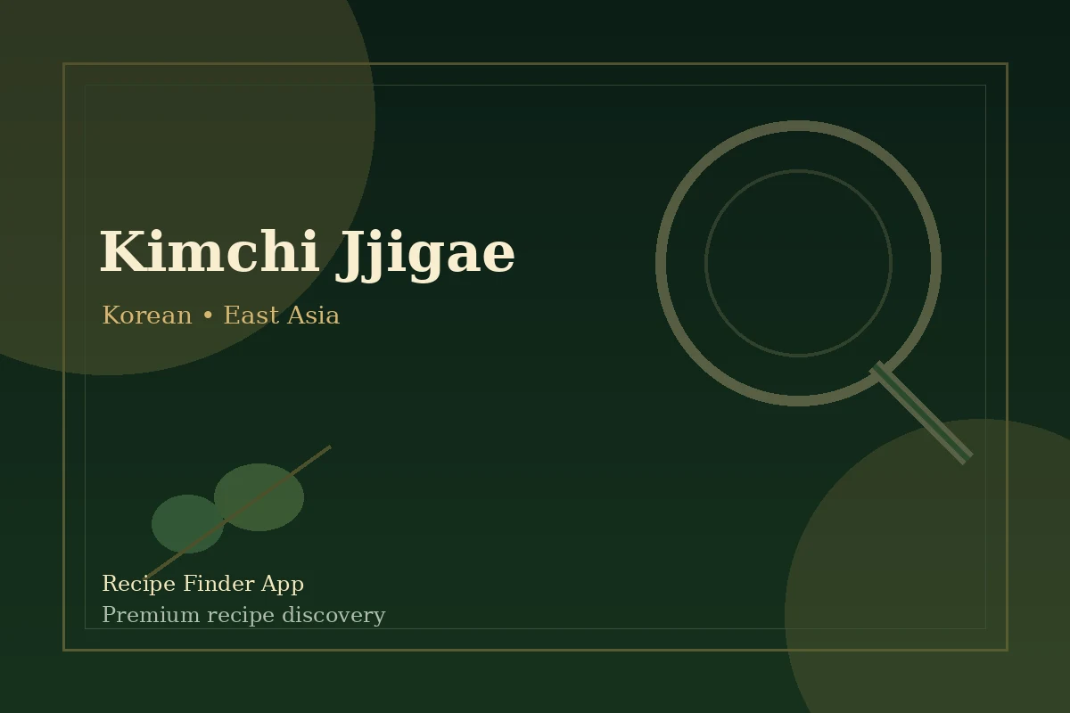 Kimchi Jjigae - Korean recipe image