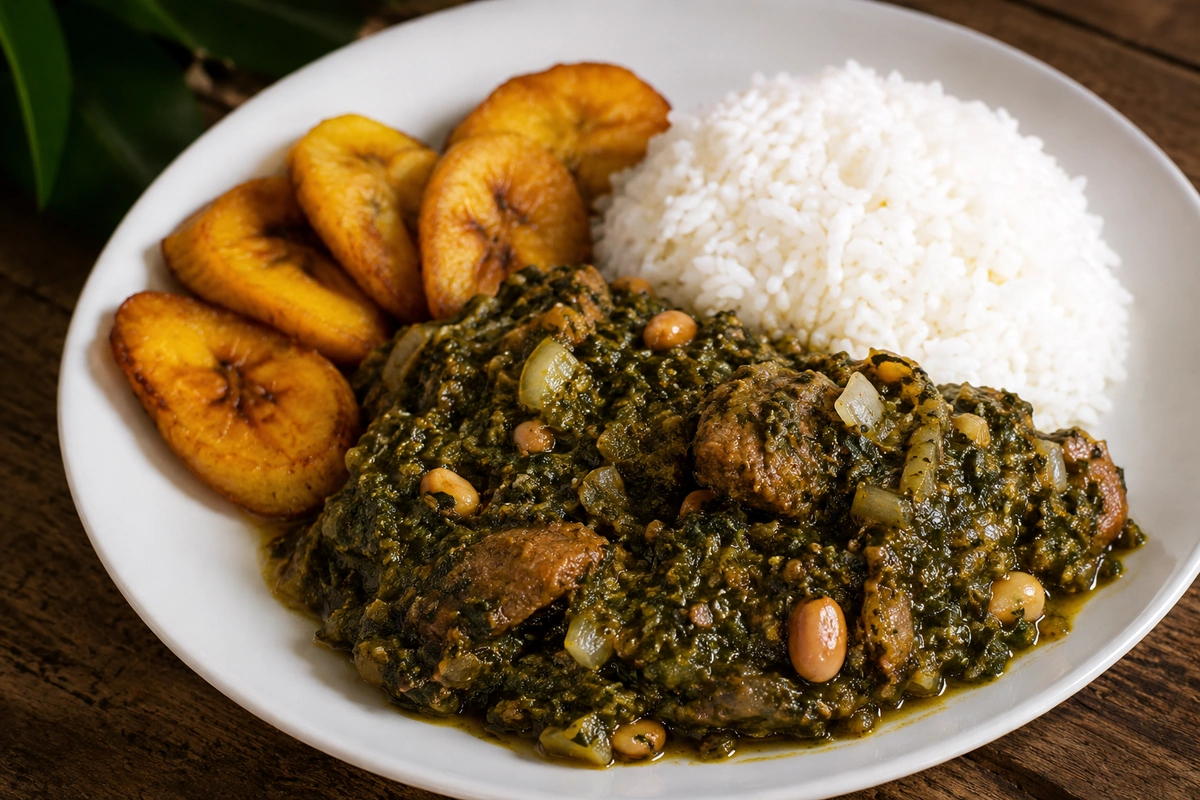Ndolé - Simmered recipe image