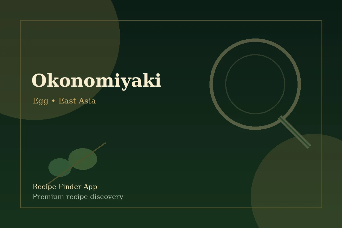 Okonomiyaki - Egg recipe image