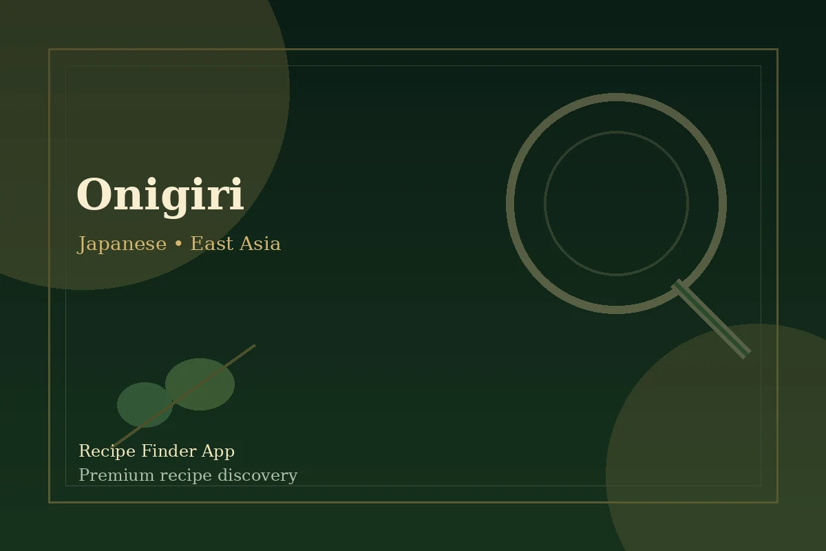 Onigiri - Japanese recipe image