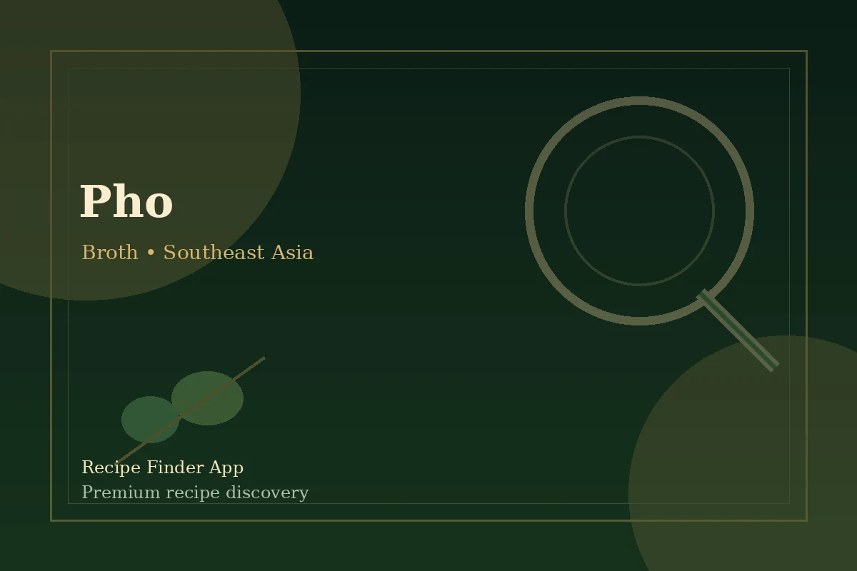 Pho - Broth recipe image