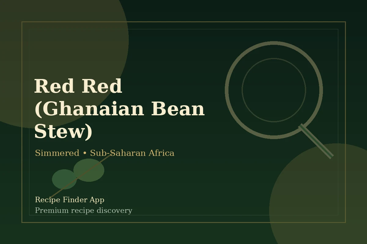 Red Red (Ghanaian Bean Stew) - Simmered recipe image