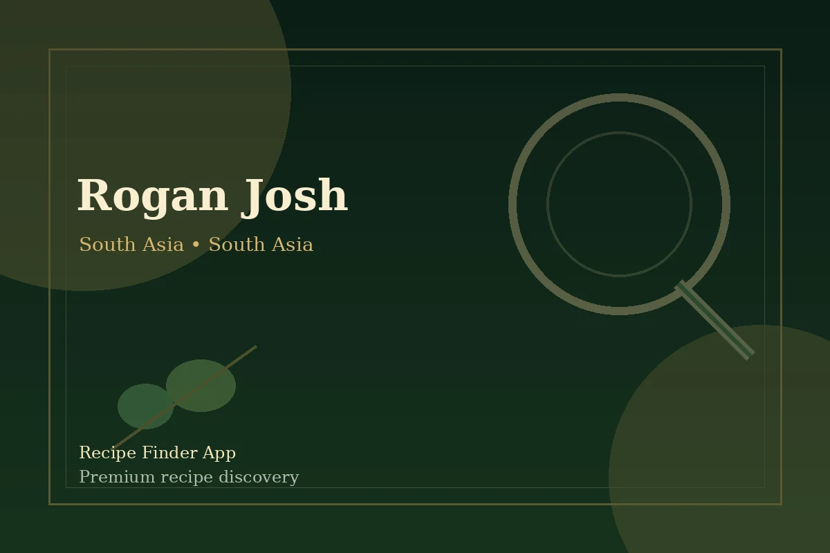 Rogan Josh - South Asia recipe image