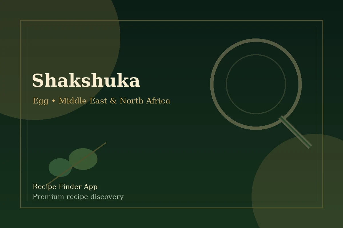 Shakshuka - Egg recipe image