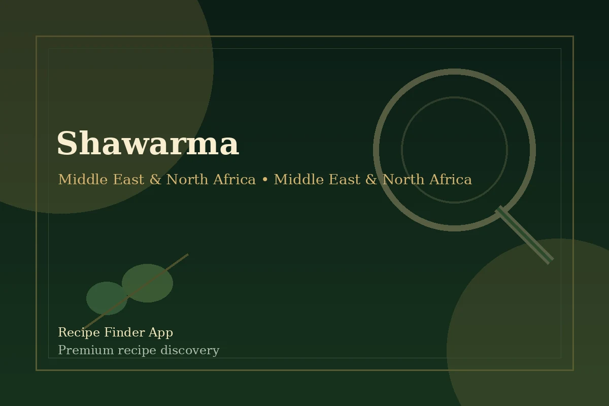 Shawarma - Middle East & North Africa recipe image