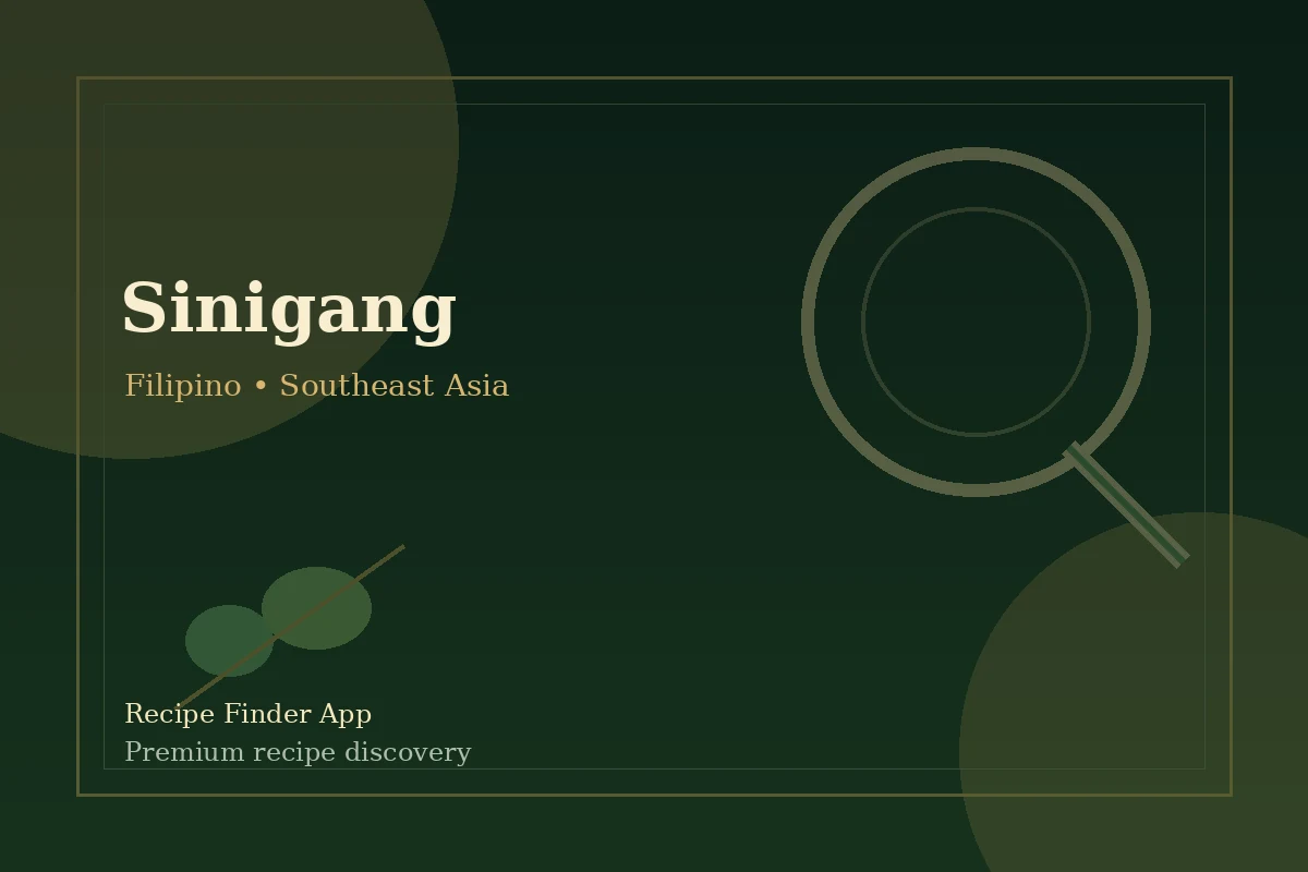 Sinigang - Filipino recipe image