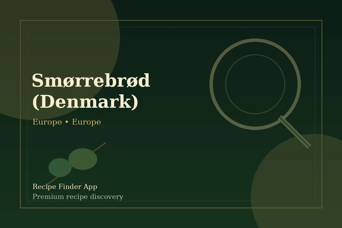 Smørrebrød (Denmark) - Europe recipe image